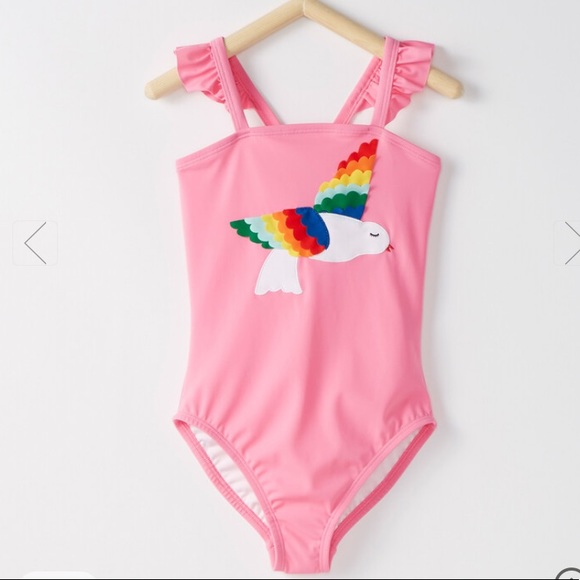 Hanna Andersson Other - Hanna Andersson Pink Bird Sunblock Bathing…